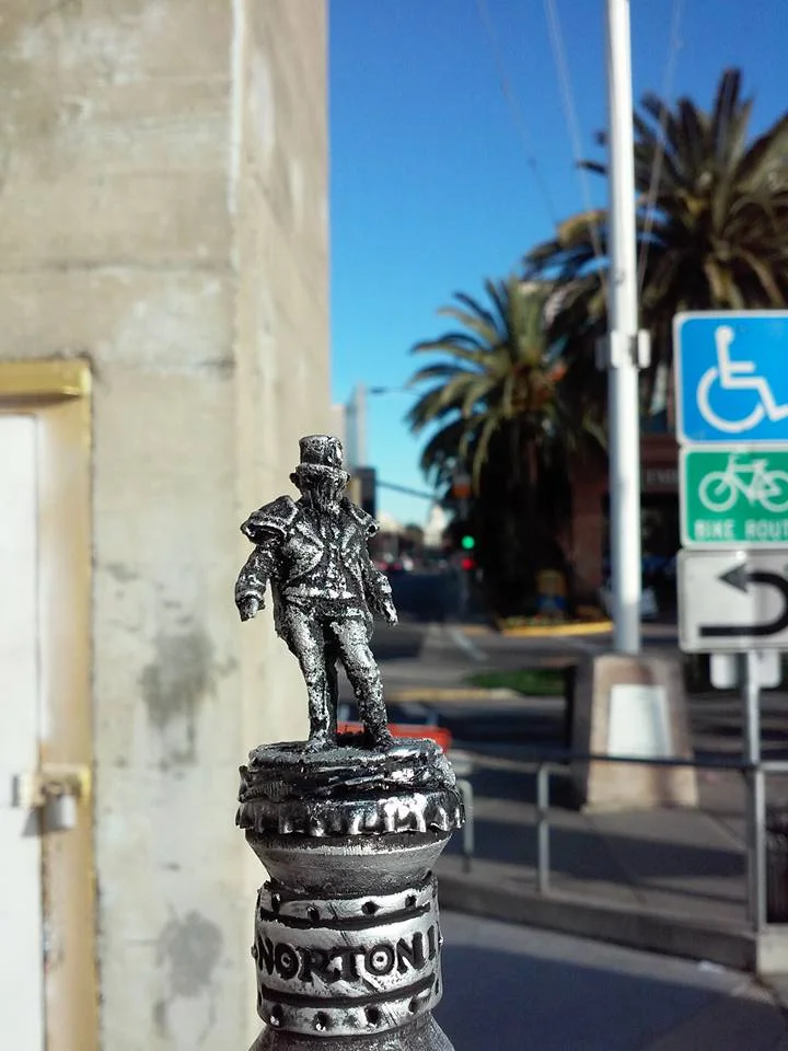 A miniature in the Nortoning series, 2016, by Aaron Almanza. © 2016 Aaron Almanza. Source: Aaron Almanza .