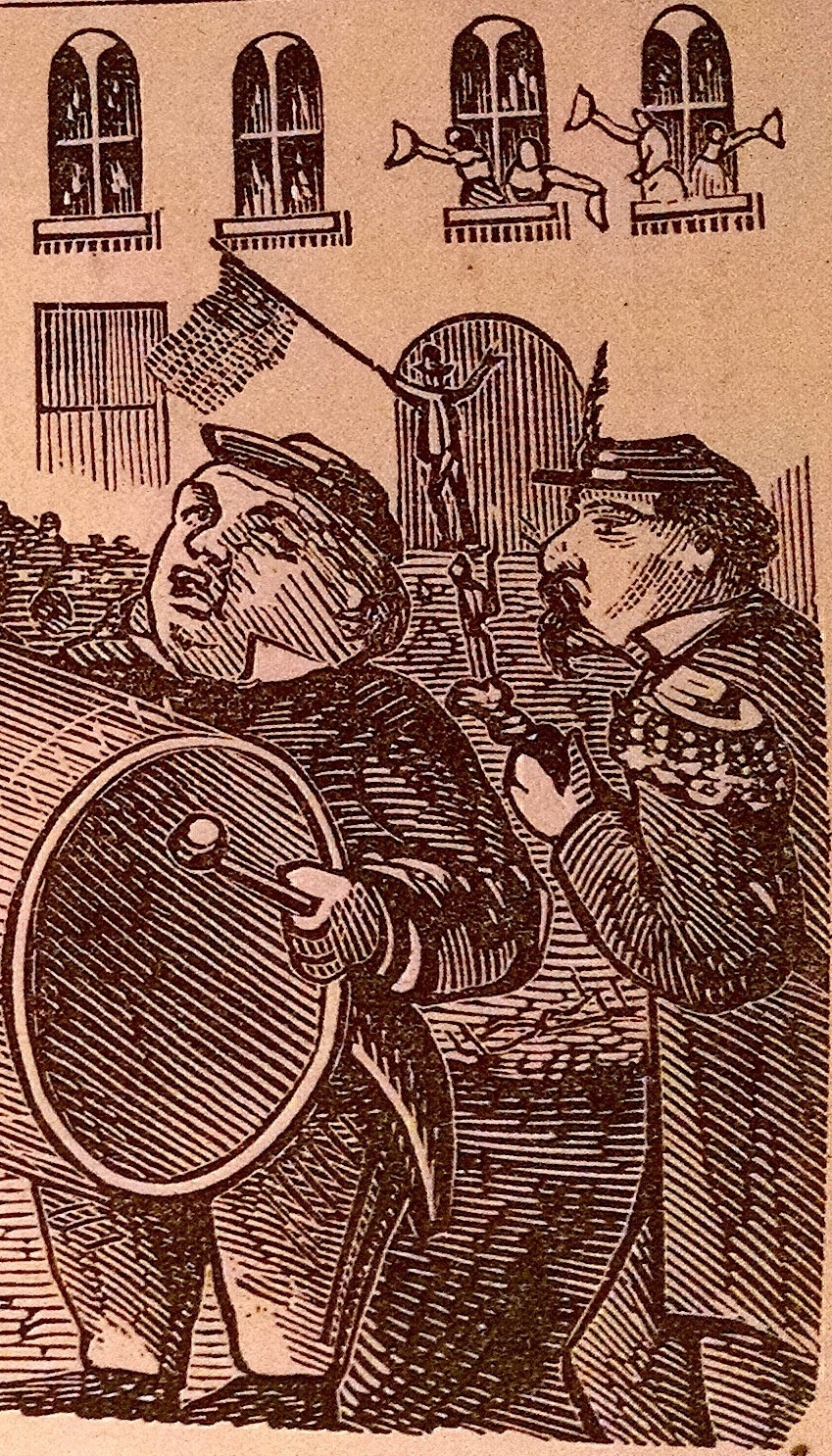 Detail of a comic, 1871, that appeared in the California Mail Bag magazine. Source: Internet Archive .