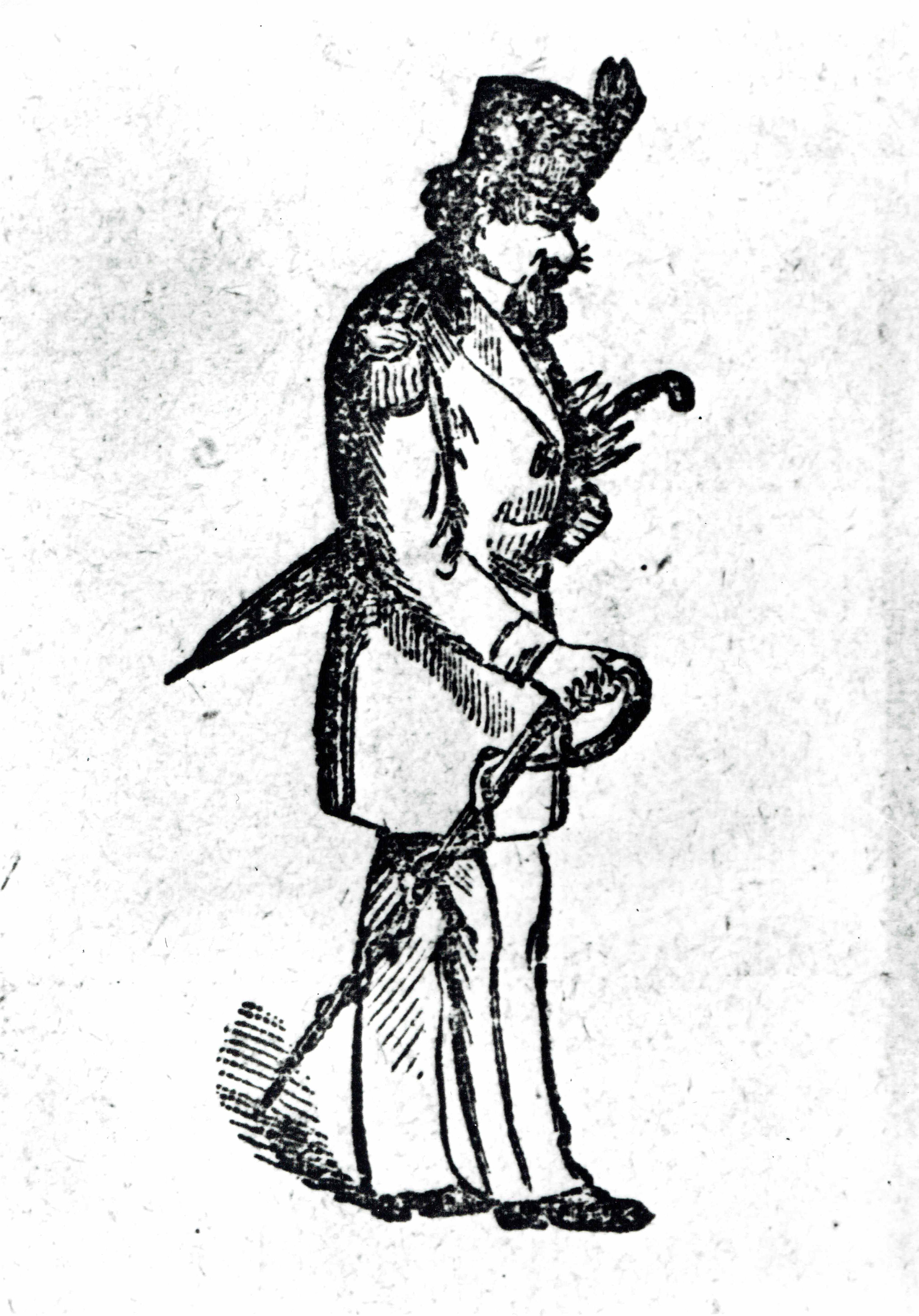   Illustration in article, "Norton I, Emperor of the United States and Protector of Mexico; His Majesty's Manner of Life; The Humble Home and Magnificent Pretensions of a Well-Known San Francisco Character,"  San Francisco Chronicle , 9 November 1879