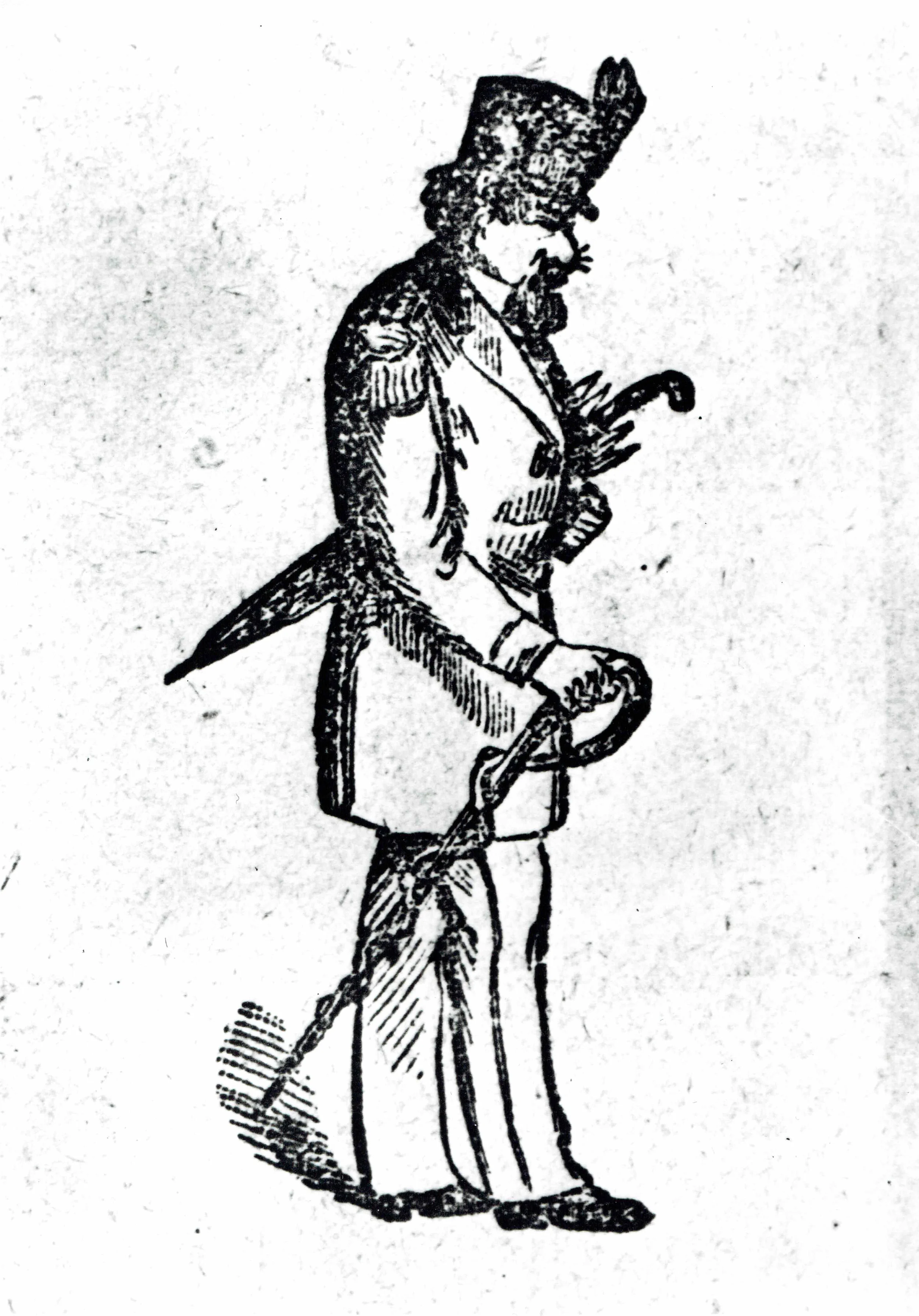 Illustration in article, "Norton I, Emperor of the United States and Protector of Mexico; His Majesty's Manner of Life; The Humble Home and Magnificent Pretensions of a Well-Known San Francisco Character," San Francisco Chronicle , 9 November 1879. This front-page profile, based on an interview with the Emperor himself, appeared in the Chronicle two months before the Emperor's death (view here ). Collection of the California State Library. © San Francisco Chronicle.