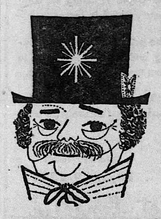   Illustration  in advertisement for episode of  Telephone Time  (CBS): “Emperor Norton’s Bridge,” Season 1, Episode 8, 1956. Ad in  New York Daily News , 19 August 1956. Source: Newspapers.com. View full ad  here . View episode in The Emperor’s Brid