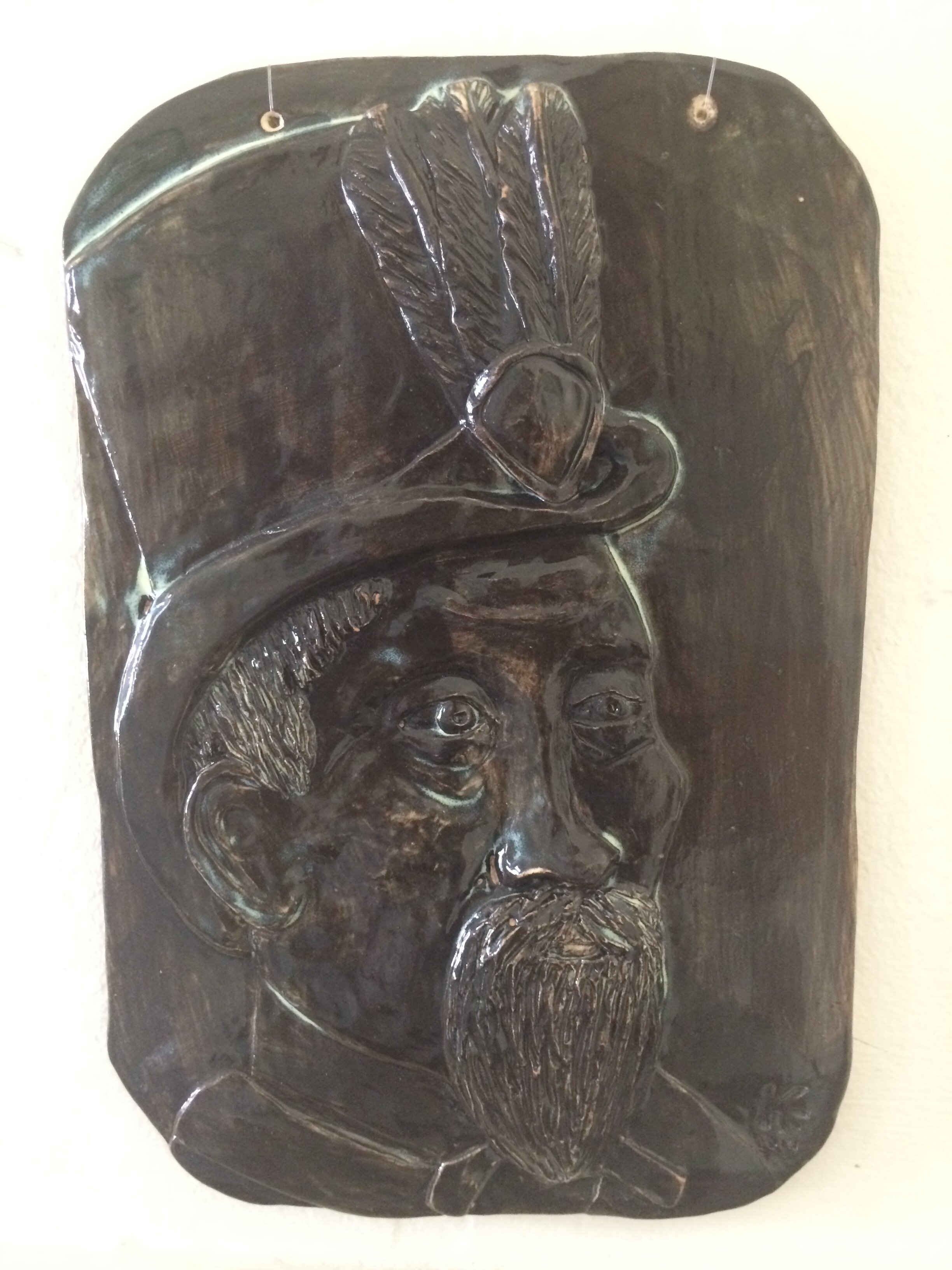   Emperor Norton, 2014, by Kaytea Petro (b. 1978).  Bas-relief. Image courtesy of the artist.  Artist’s website . [Added 7.4.2021] 