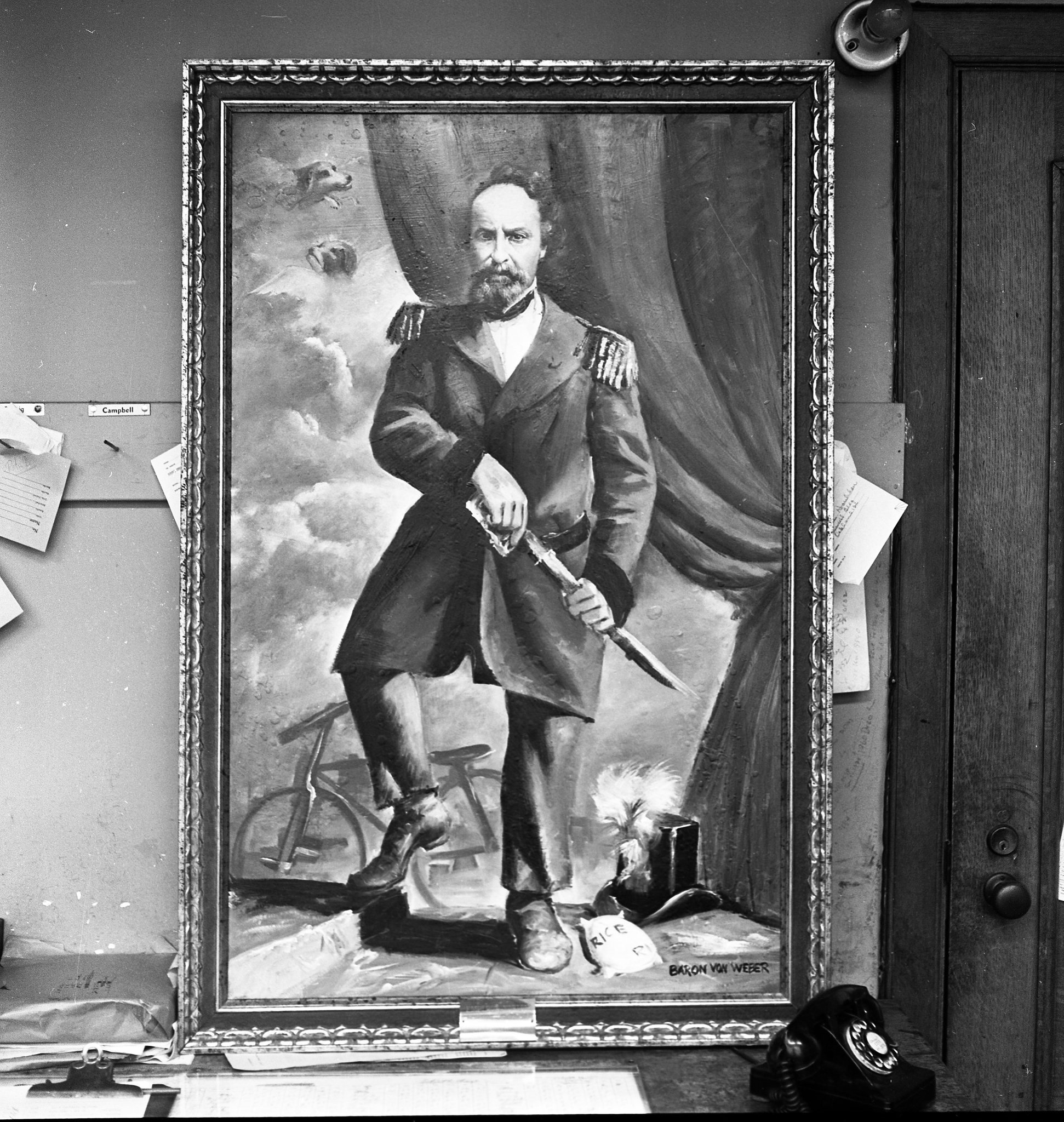   Emperor Norton, 1961, by William Hamilton Maximillian Weber (1920–1996).  Weber did this painting for the  San Francisco Chronicle  while he was “director of special arts projects” for the paper. For more, see the Trust’s February 2019 article  her