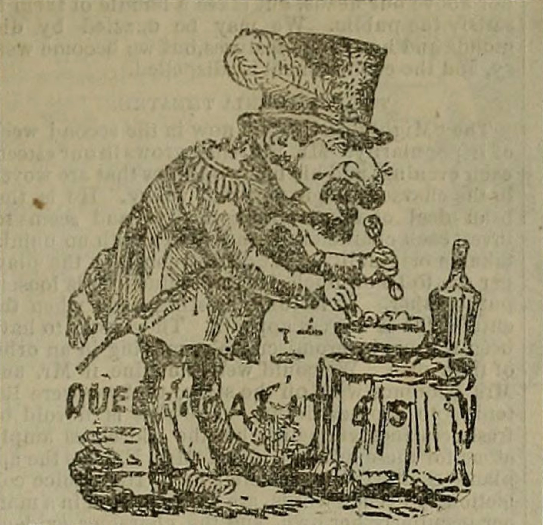   Emperor Norton, cartoon, 1877, artist unknown.  This appeared in  Thistleton’s Illustrated Jolly Giant , vol. 8, no. 1, 6 January 1877, p. 11. The work appeared in at least two other issues of the weekly — the 3rd and the 24th of February 1877 — su