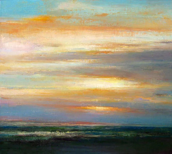 River Wide • oil on panel • 8 x 9