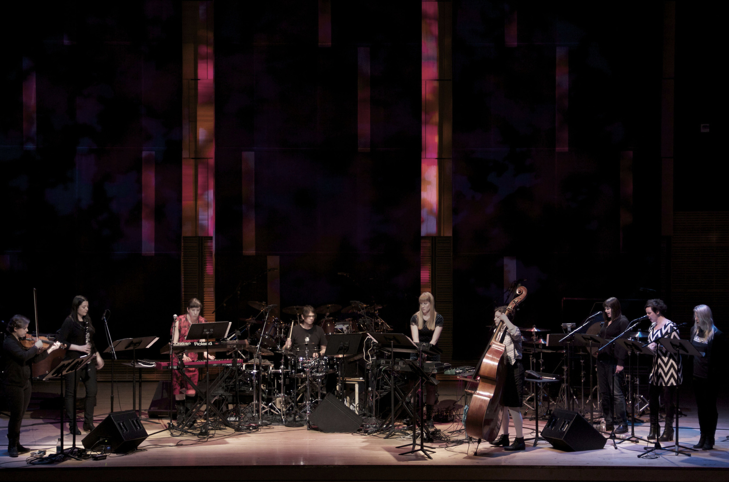 Victoire with Glenn Kotche at Carnegie Hall
