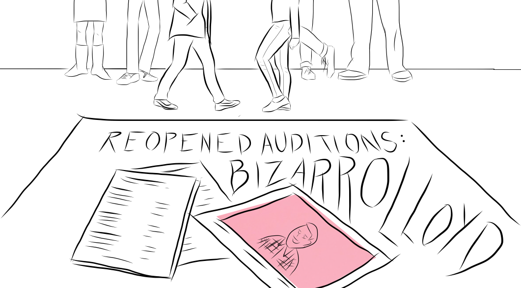  Poster for an improv show I hosted that took the form of auditions for a popular comedy theater. 