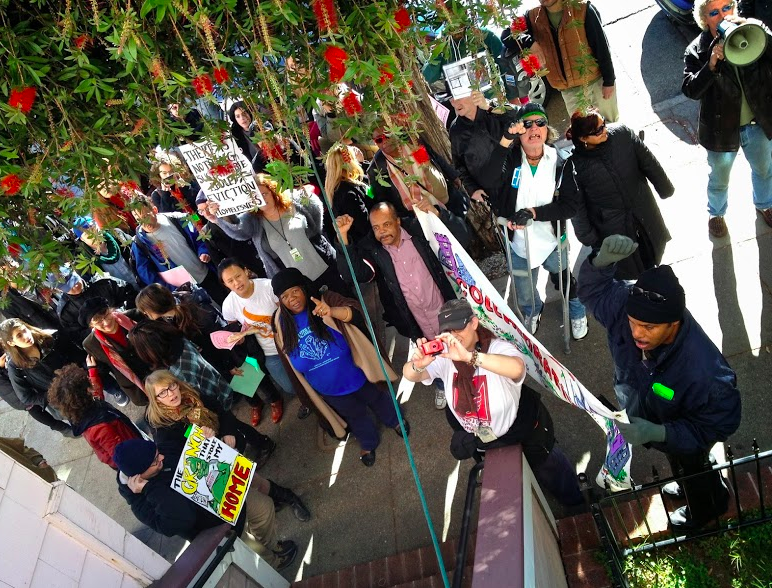 Protest at Urban Green Headquarters