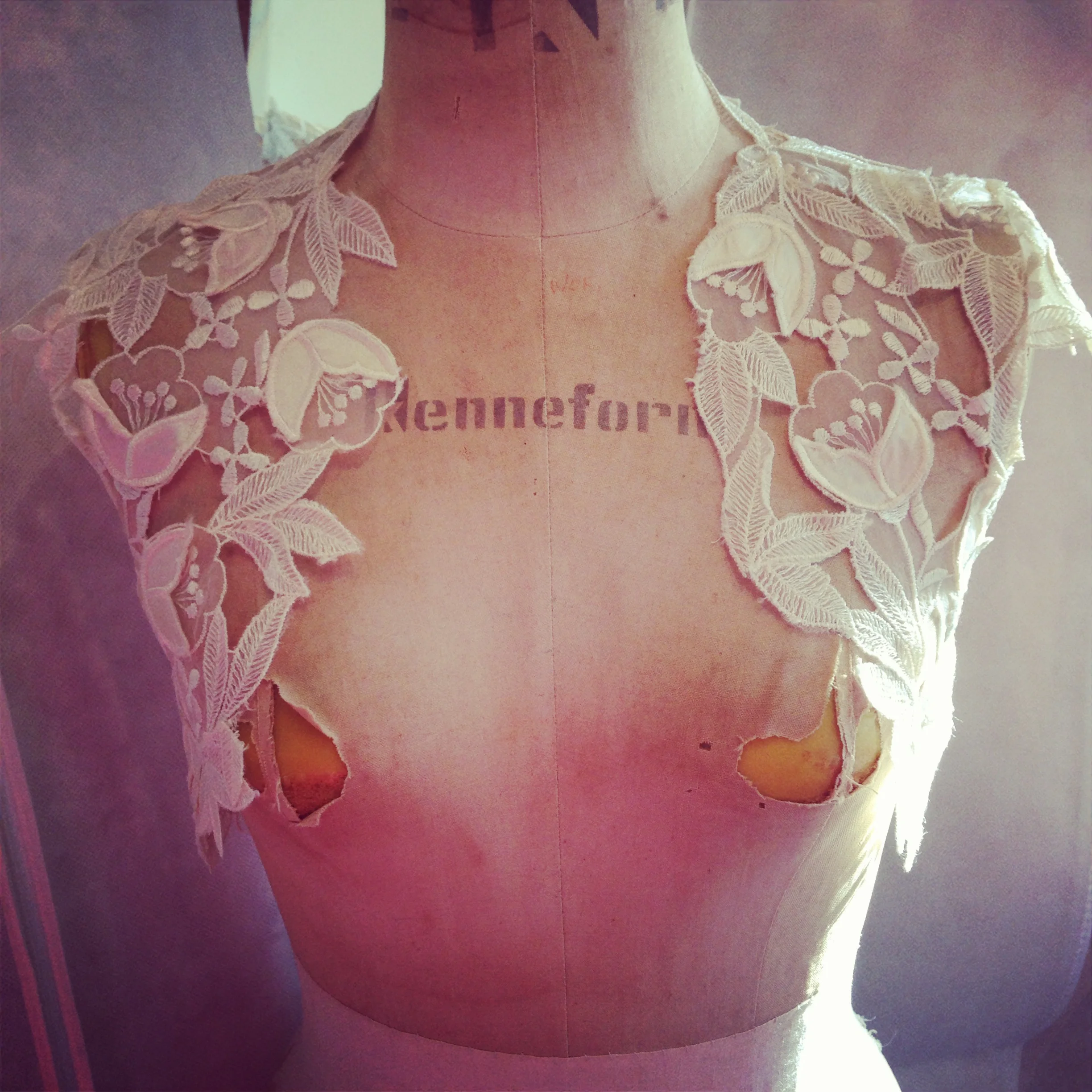 50's inspired lace bolero