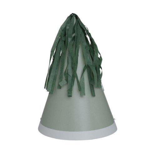 Eucalyptus Party Hats with Tassel Topper