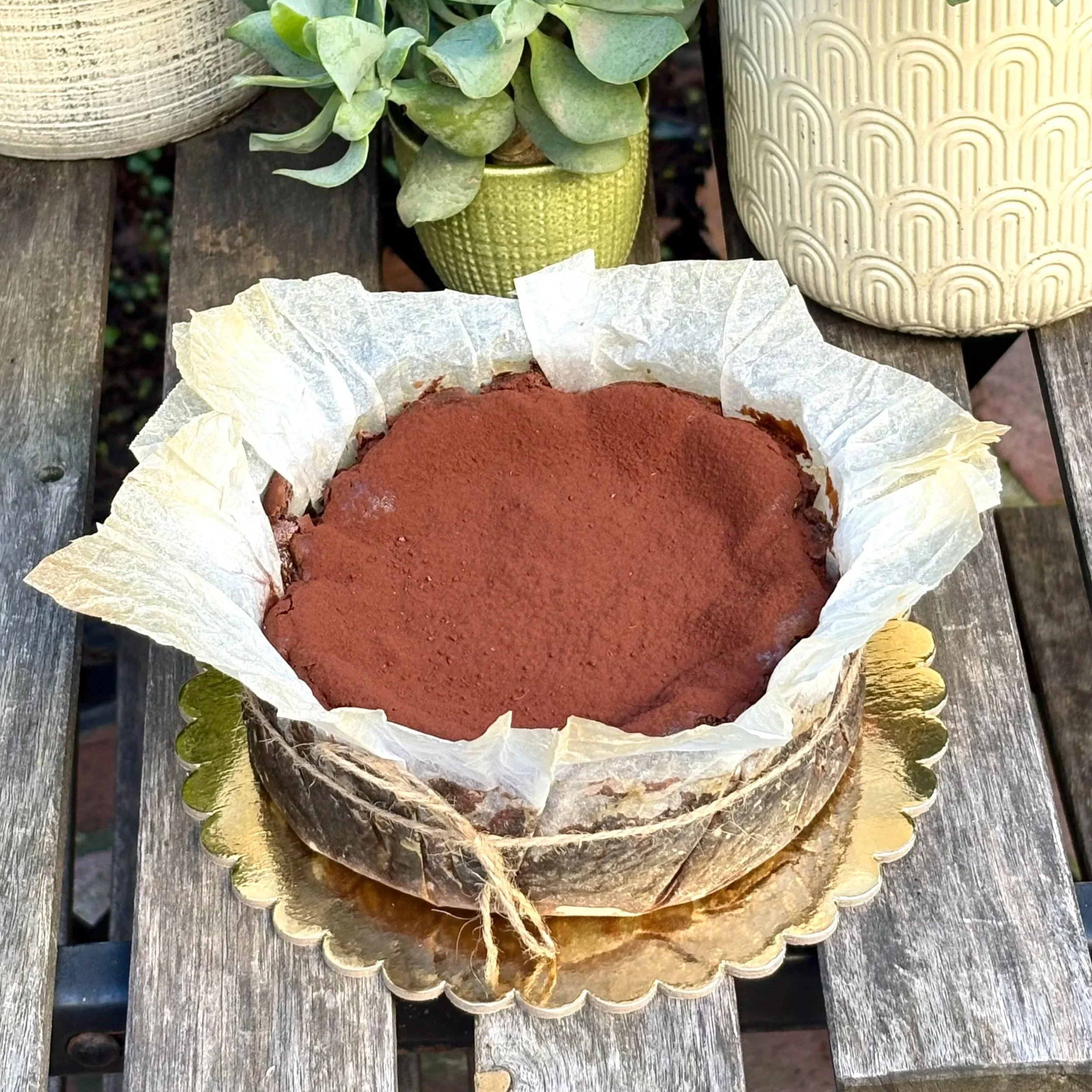 Chocolate Basque Cheesecake