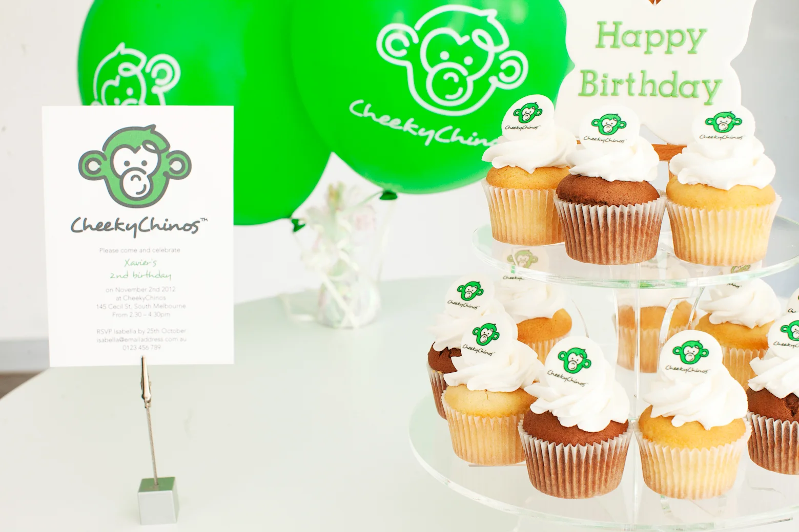 Mini Two Tiered Cupcake Stand Hire