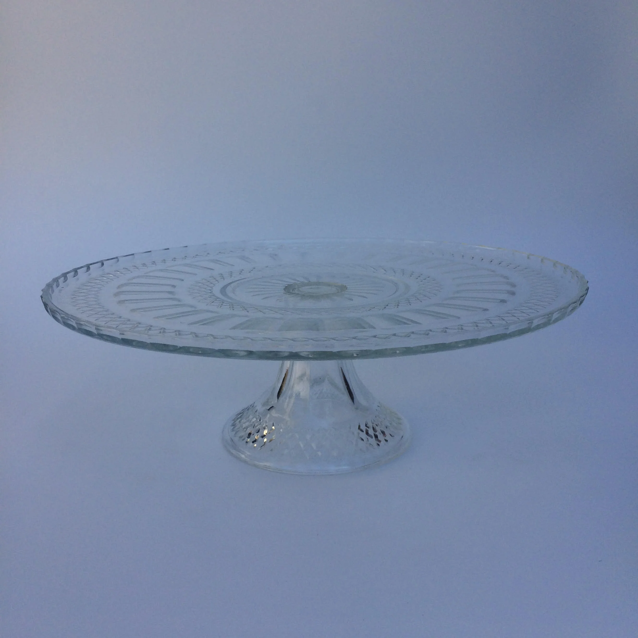 Antique Glass Cake Stand Hire