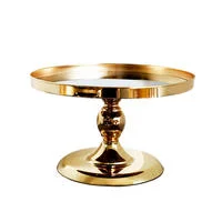Gold Mirror Cake Stand Hire - 25cm