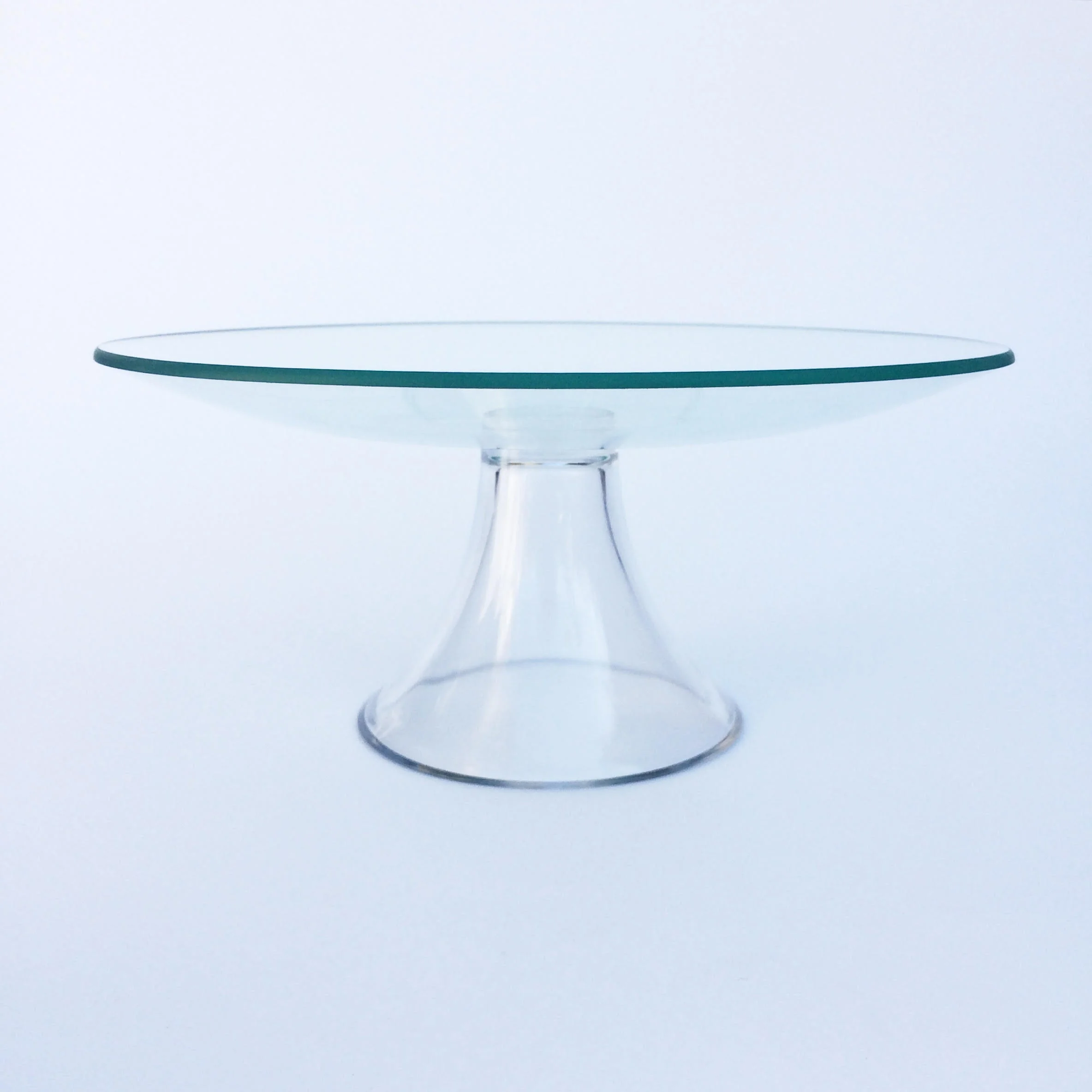 Accent Glass Cake Stand Hire