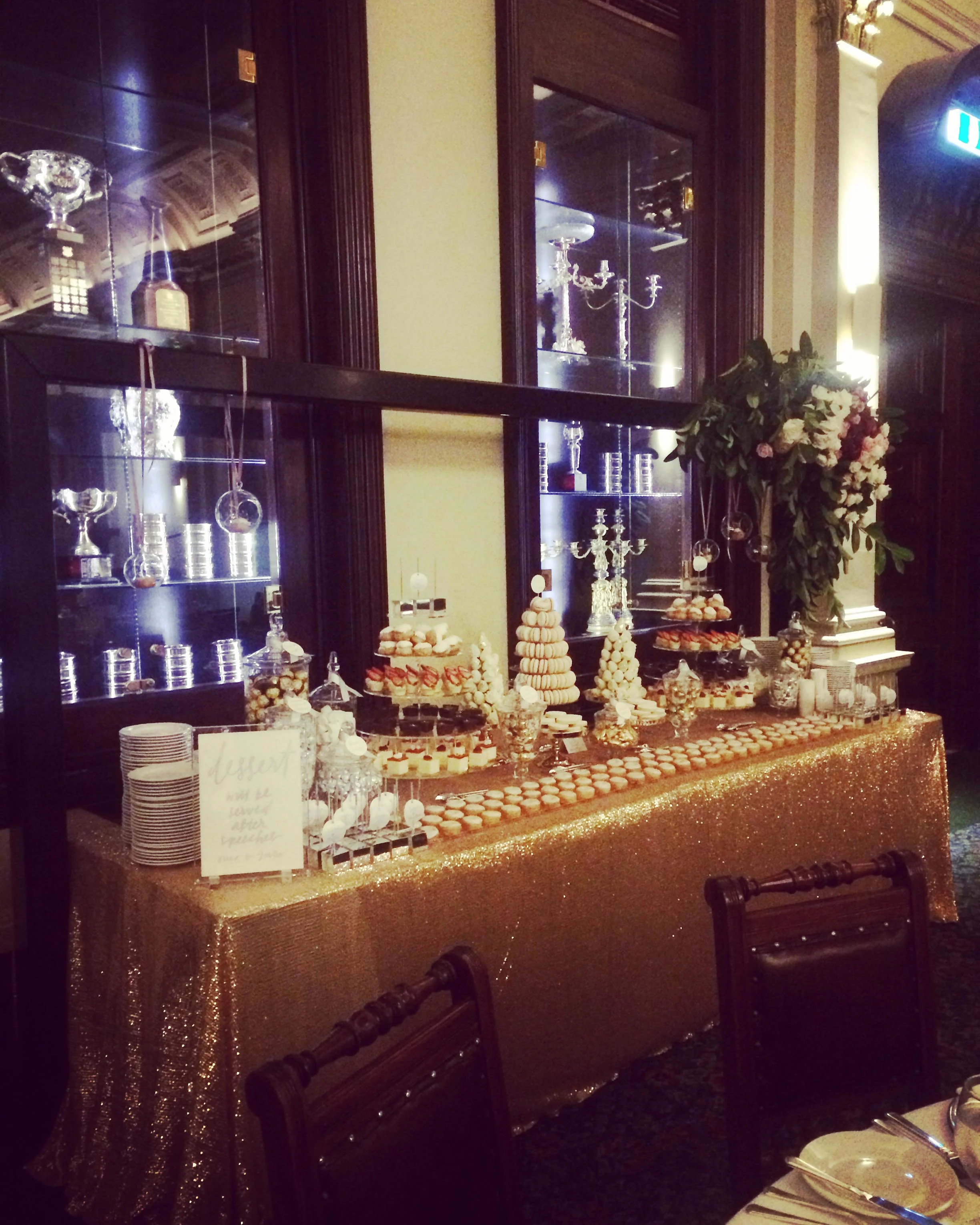 Gold Sequin Table Cloth Hire