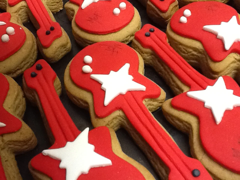 Electric Guitar Cookies