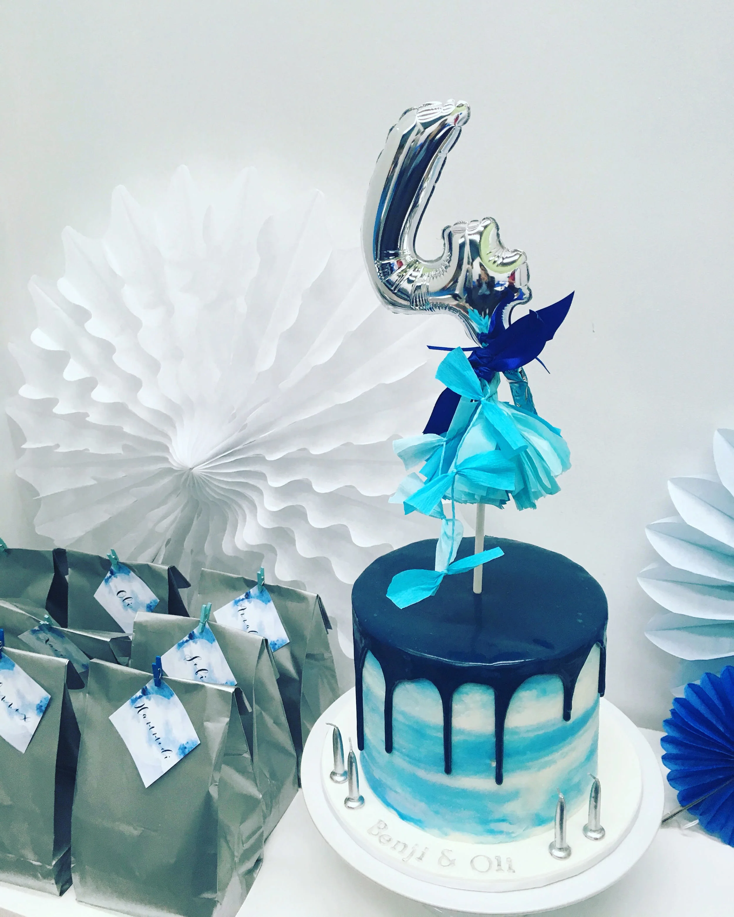 Benji & Oli Chocolate Drip Cake.jpg