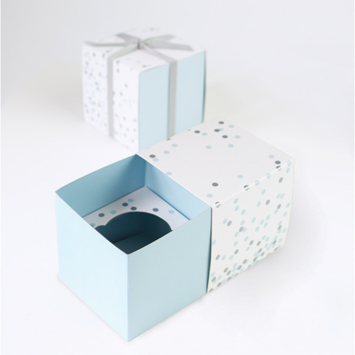 Paper Eskimo Cupcake Box - Blue Confetti.jpeg