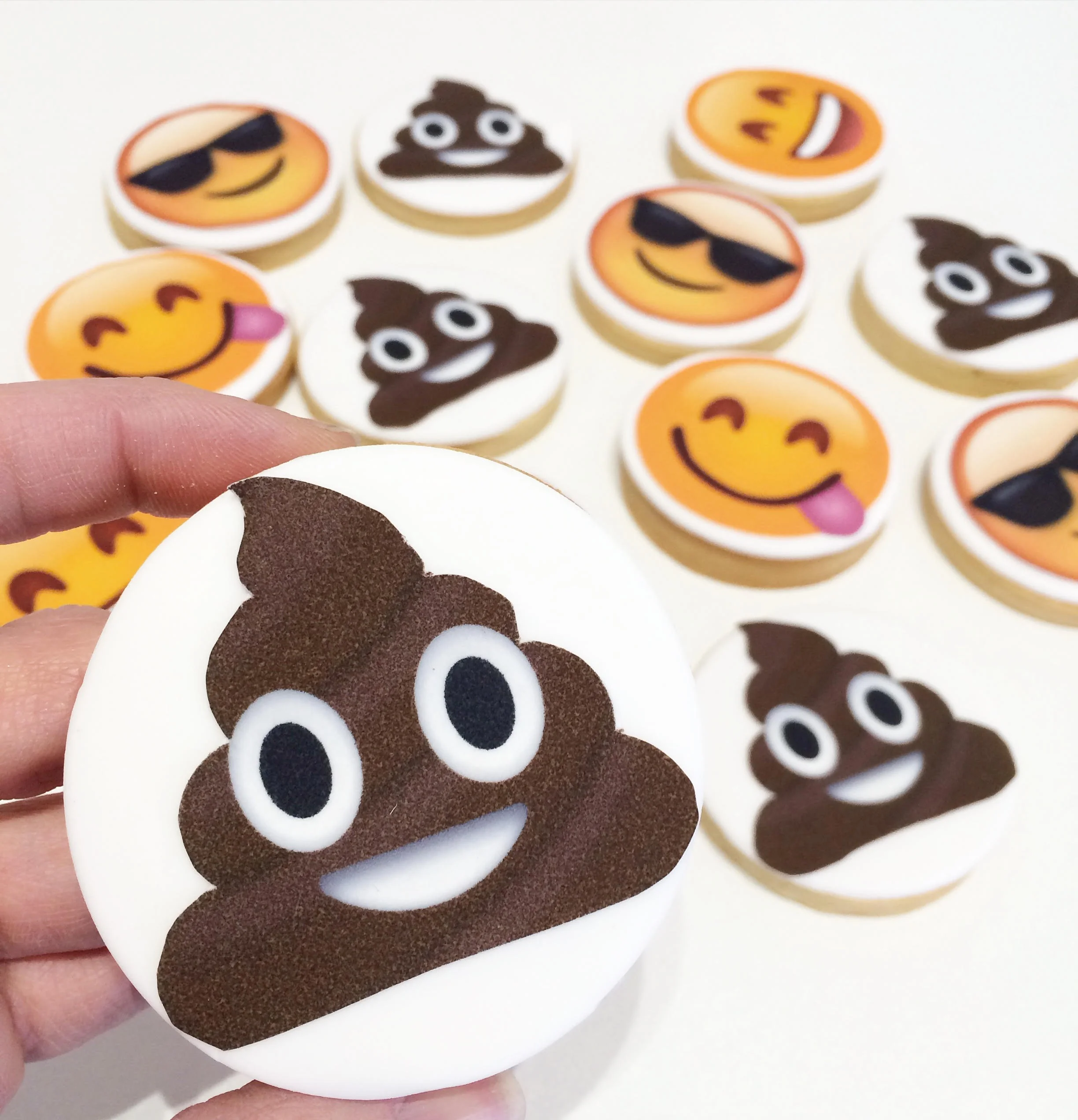 Cheeky Emoji Edible Image Cookie Set