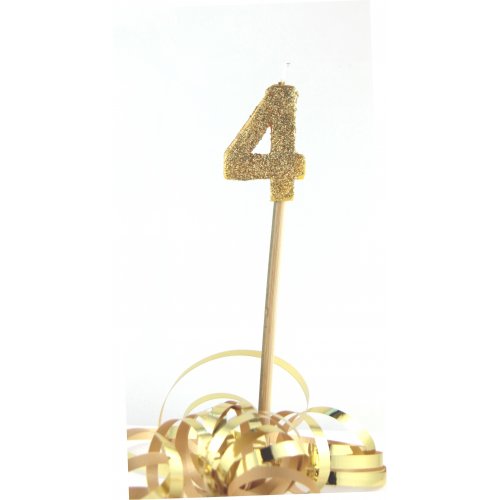 Number 4 Candle Gold.JPG