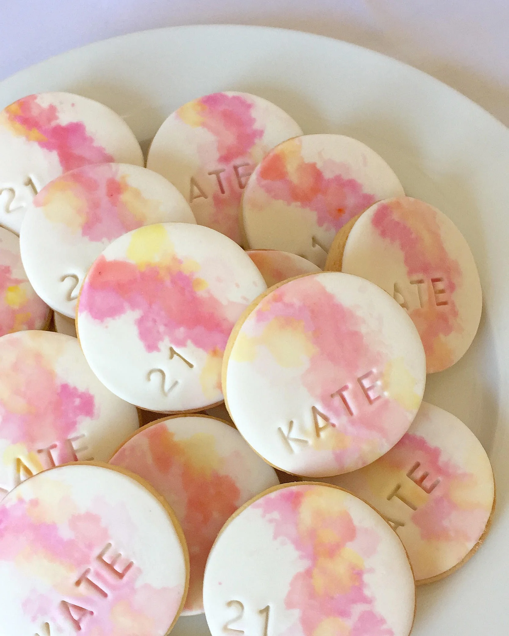 Kate 21st Floral Escape Water Colour Biscuits.jpg