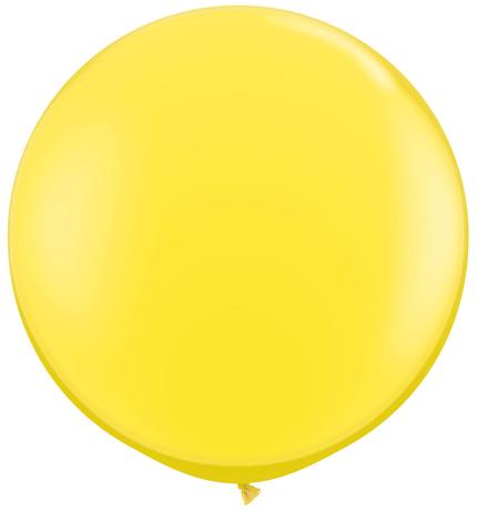 90cm Latex Balloon Yellow.jpeg