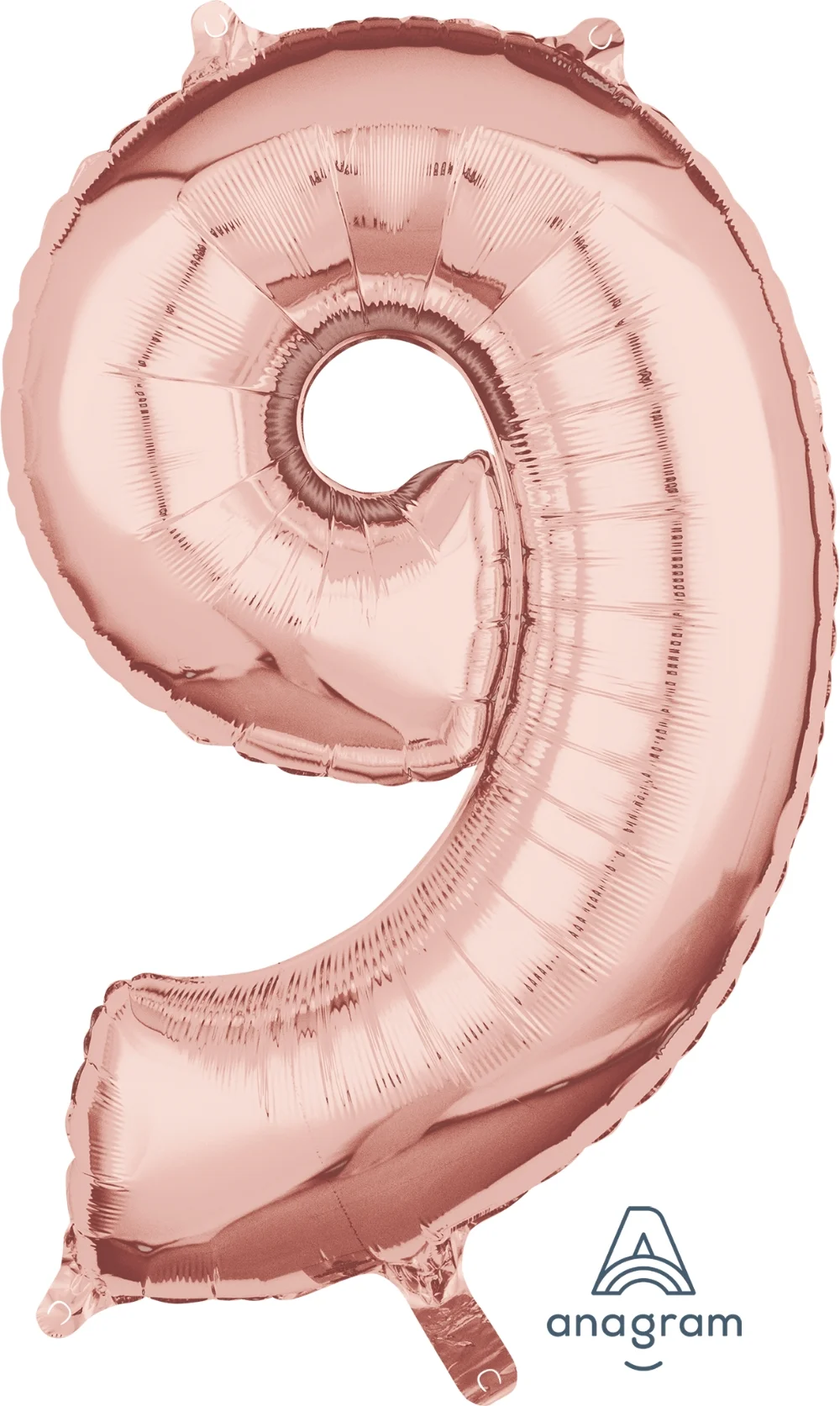 Rose Gold Medium Sized Number 9 Balloon 66cm