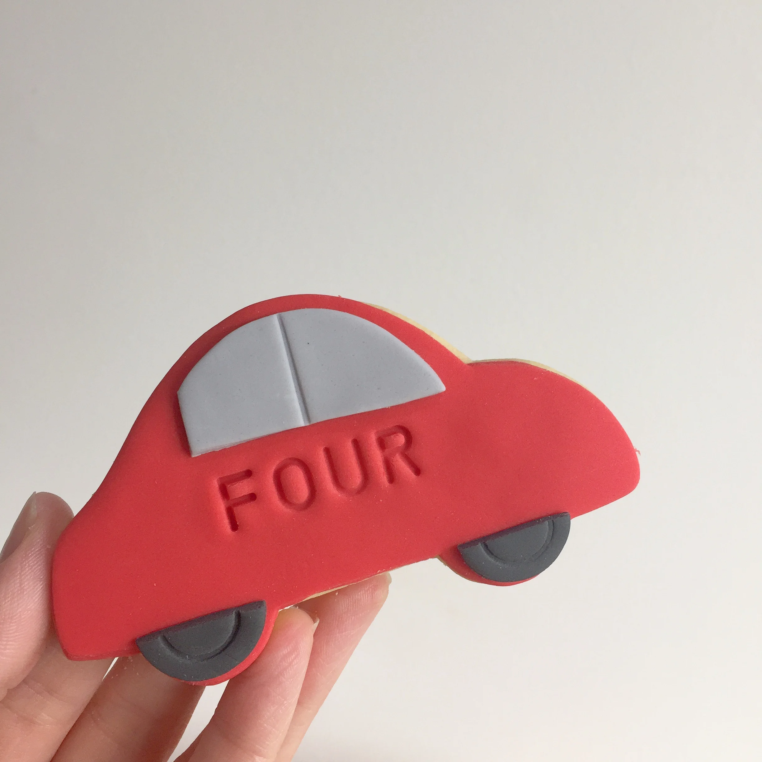 Detailed Car Cookies with Age