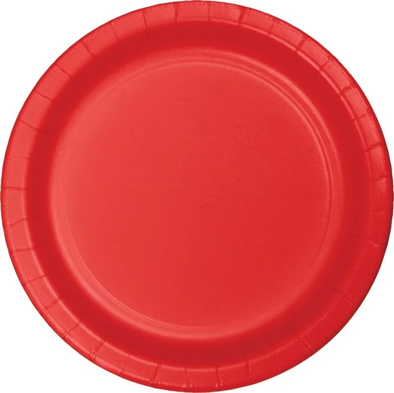 Small Paper Plate - Classic Red.jpg