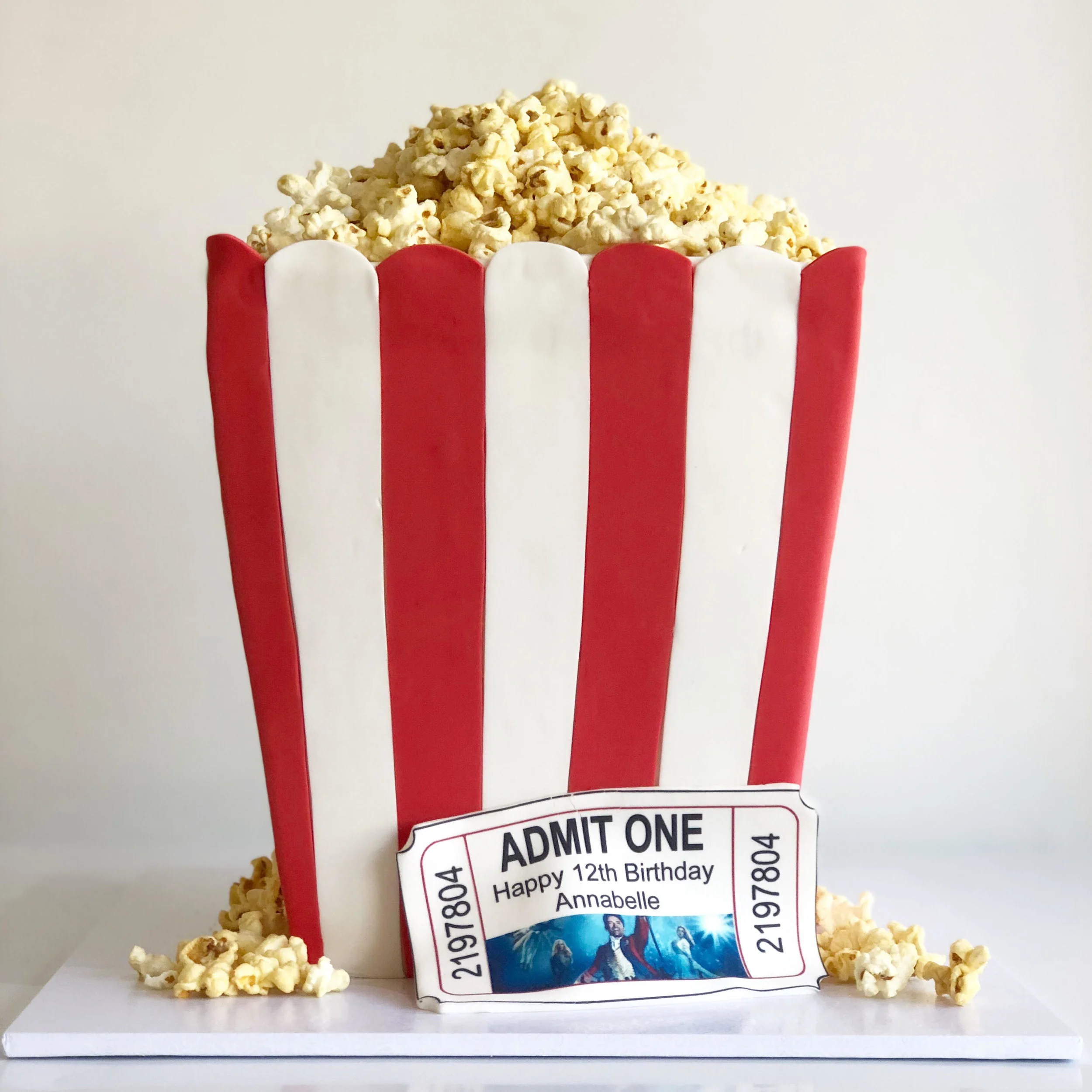 Movie Popcorn Cake