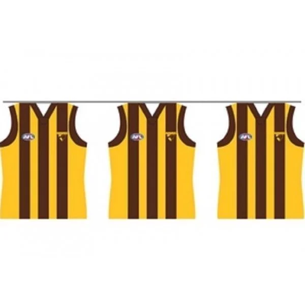 Hawthorn AFL Jumper Party Bunting