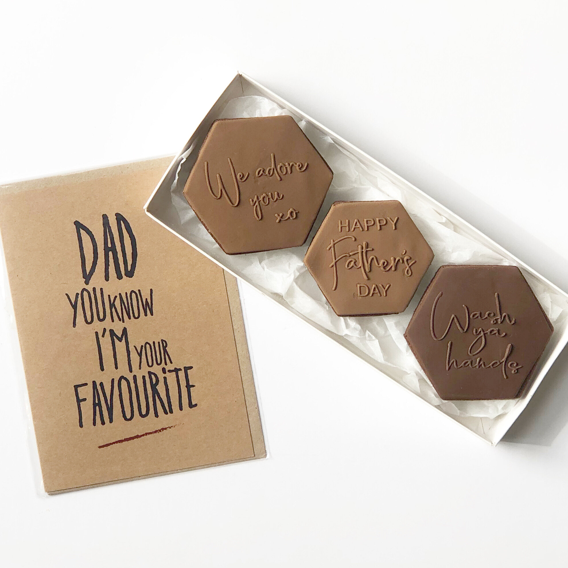 Father's Day Cookie Set & Card