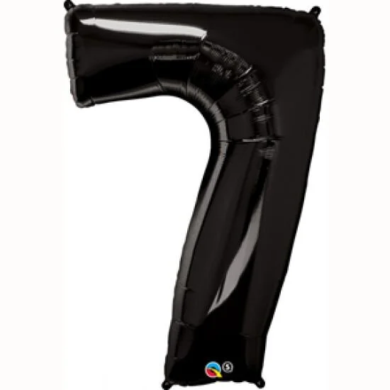 Black Giant Number 7 Balloon 86cm (Discontinued)