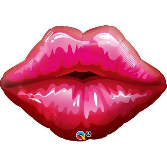 Big Red Kissey Lips Foil Balloon.jpeg