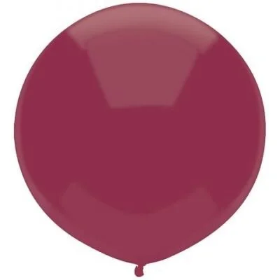 Deep Burgundy Loose Latex Balloon 43cm