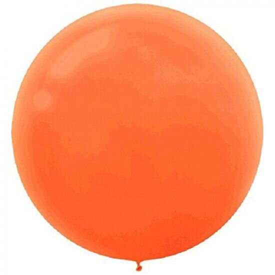 Orange Latex Balloon 60cm