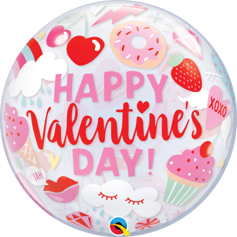 Everything Valentines Bubble Balloon 56cm