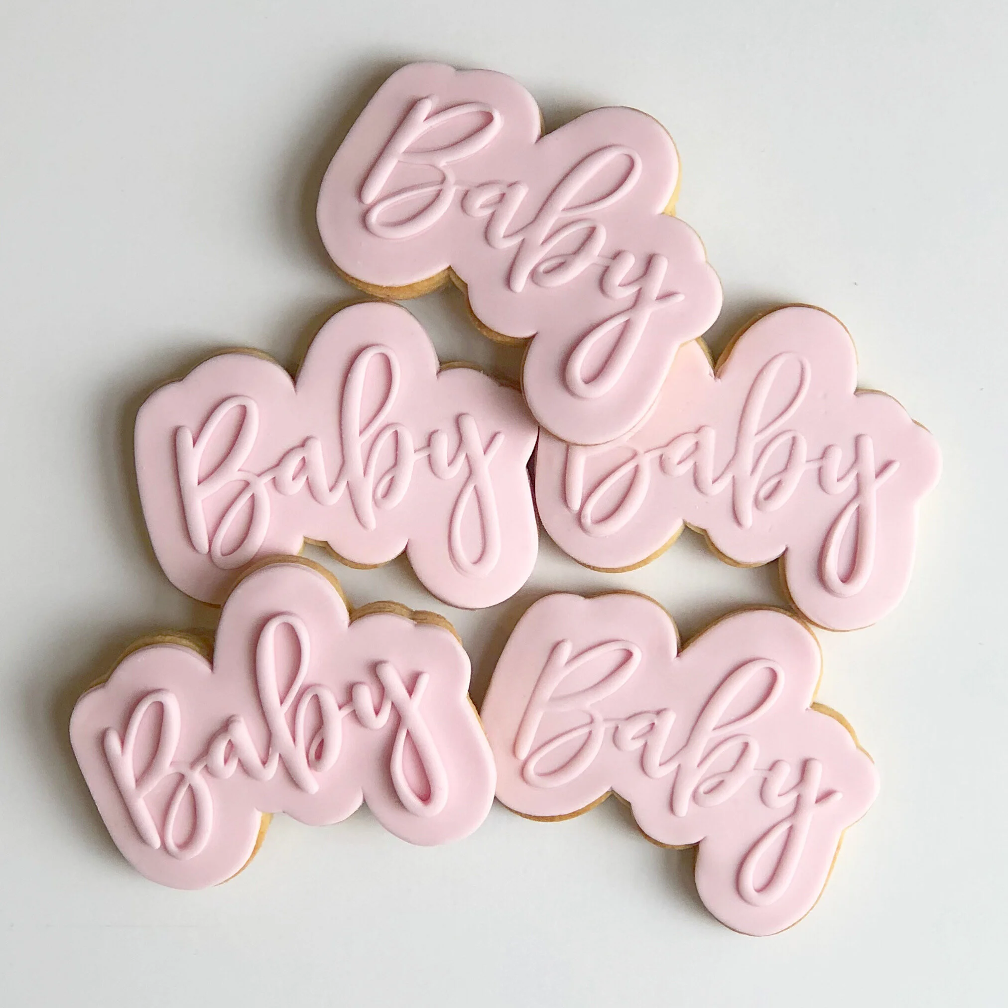 Baby Pink Bubble Cookies