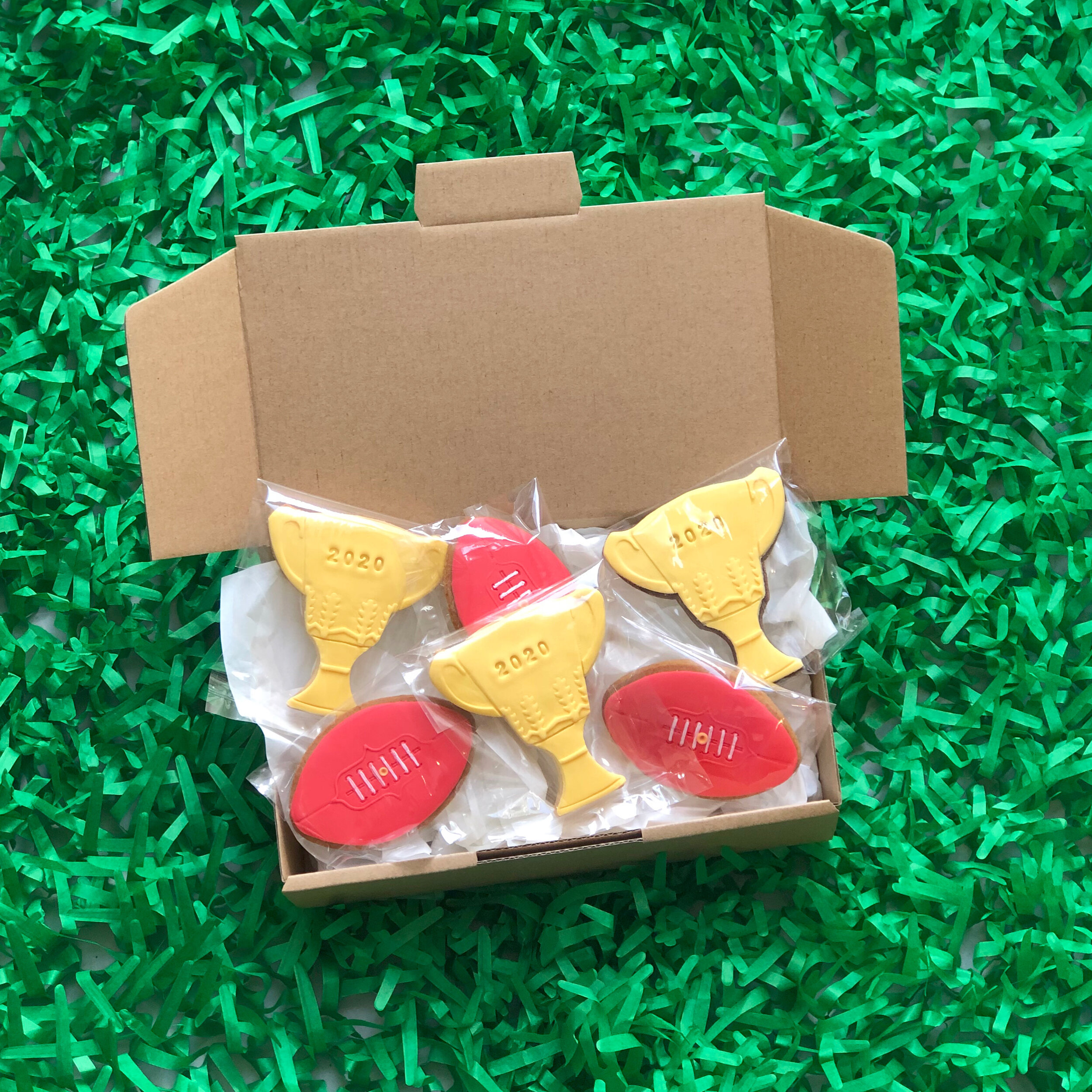 Premiership Cup And Footy Cookie Set