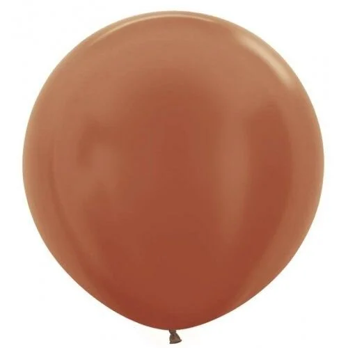 Metallic Pearl Copper Latex Balloon 60cm