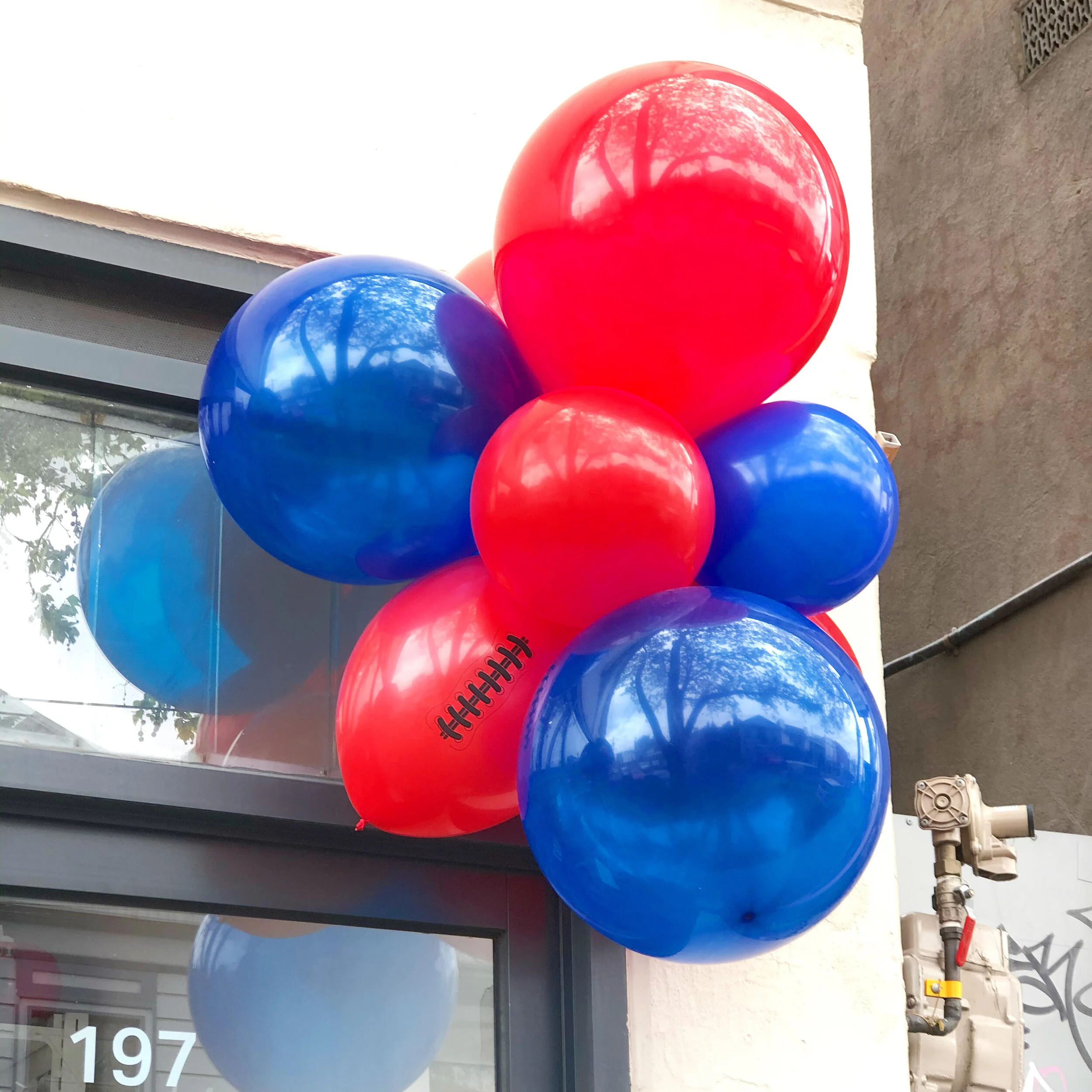 Melbourne Demons Air Filled Balloon Gate Cluster