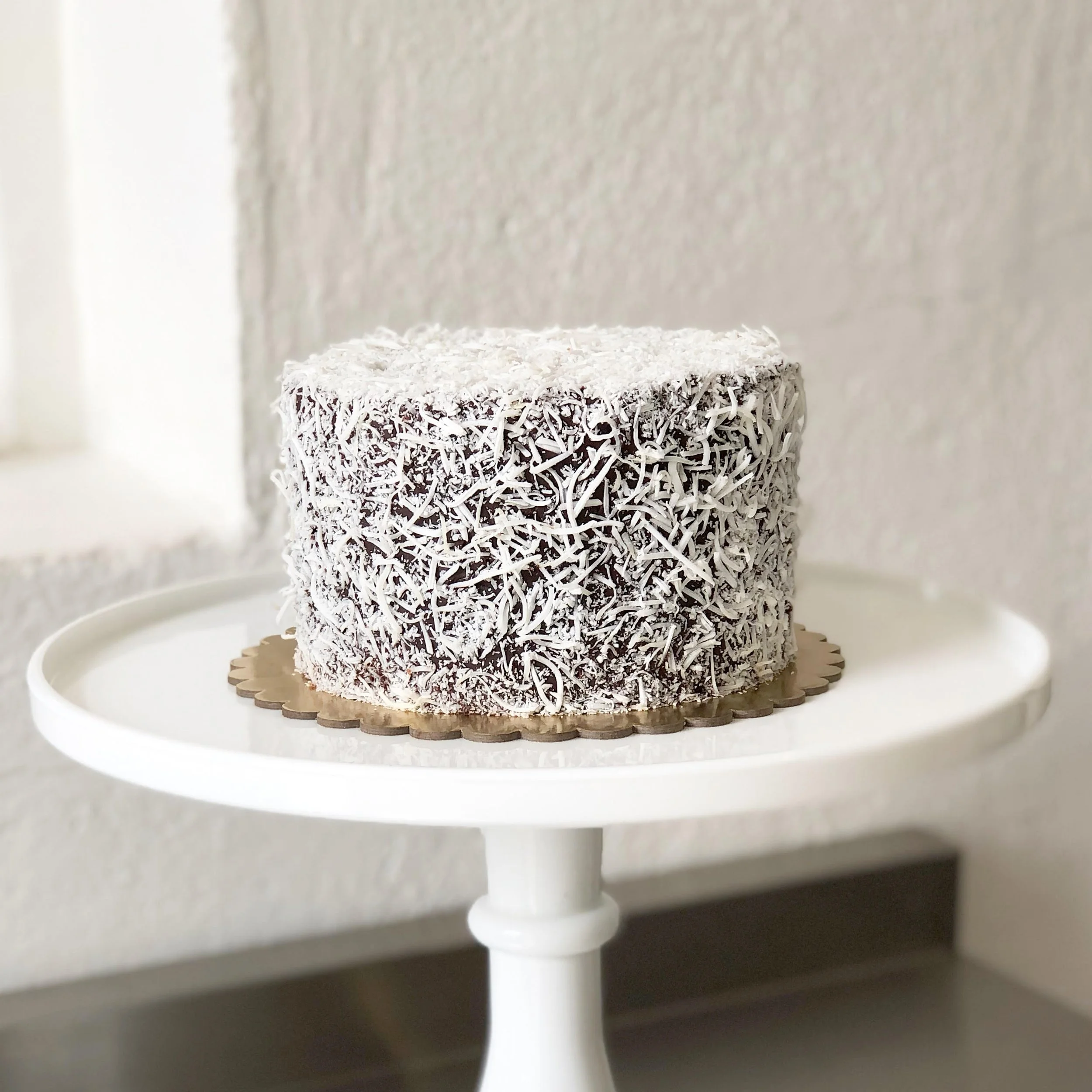 Vanilla Lamington Cake