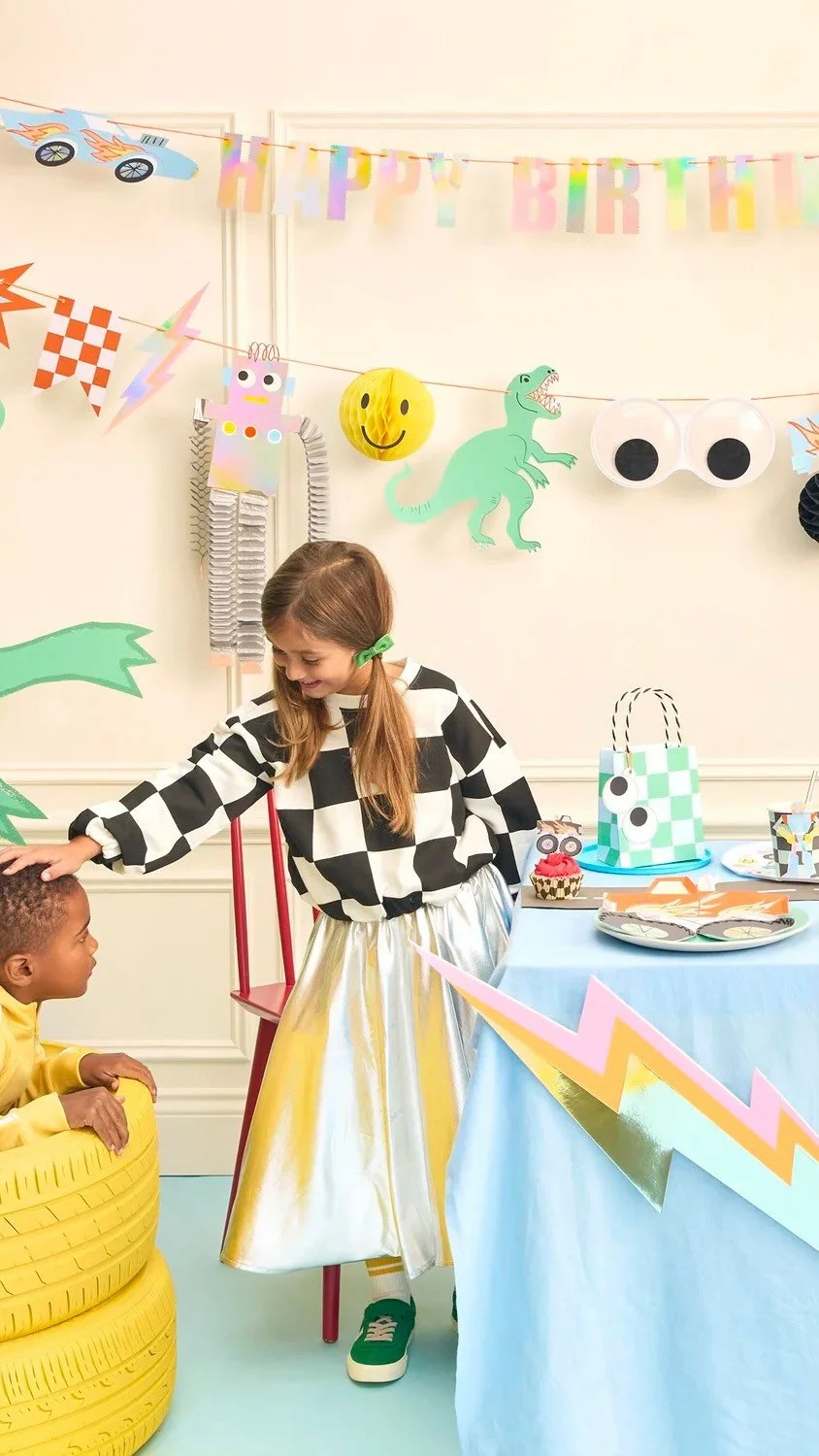 You just have to come along and see how easy it is to create the new Meri Meri Toy Box Garland!

We recently received Meri Meri&rsquo;s latest theme release, Toybox. Toybox is the ultimate fun retro party theme that has a little something for everyon