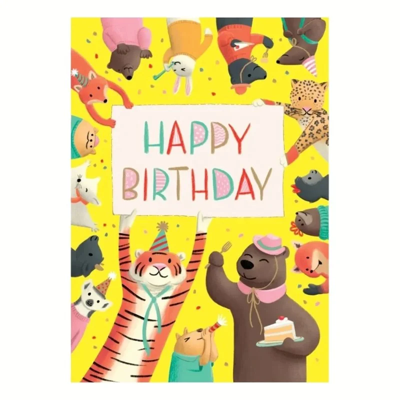 Party Animals Birthday Card