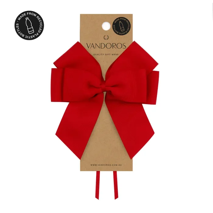 Recycled-Grosgrain-Bow-Spice-Red-38mm.webp