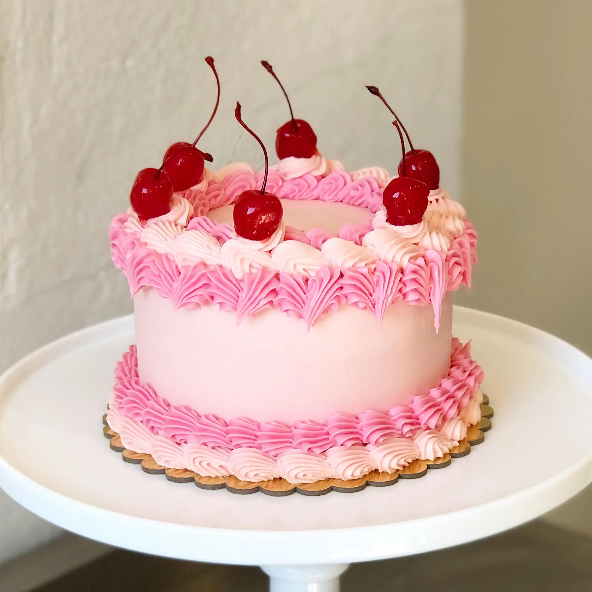 Custom Colour Marie Antoinette Buttercream Mud Cake