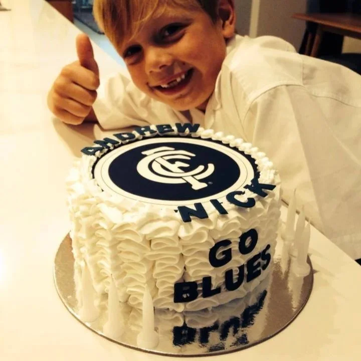 Edible Image Footy Cake