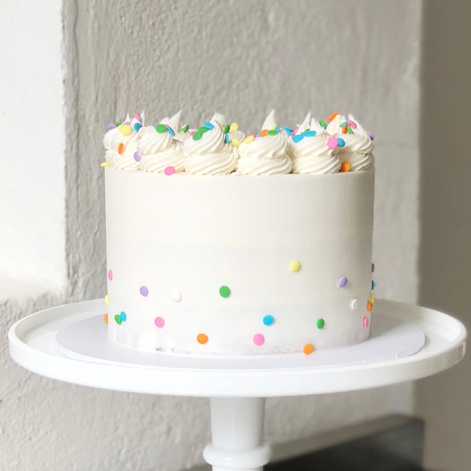White Chocolate Mud Semi Naked Confetti Cake (Pre Order)