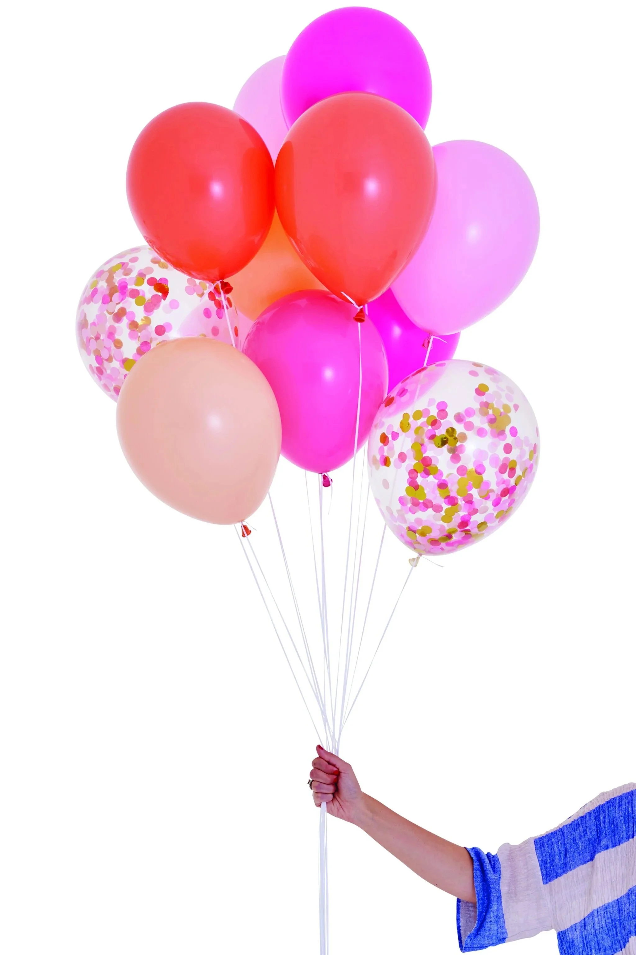 Pink Shimmer 12 Balloon Set 28cm